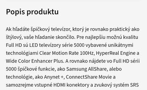 Predám Samsung LED TV - 4