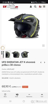 Moto prilba Cassida Jet Tech RoxoR čierna matná/biela/červen - 4