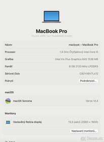 Macbook PRO 13, 2019, Čtyřjádro, 8GB, 250GB - 4