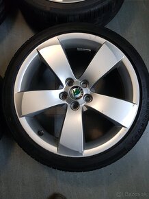 Predám elektróny ŠKODA KENTAUR 5x100 R17 - 4