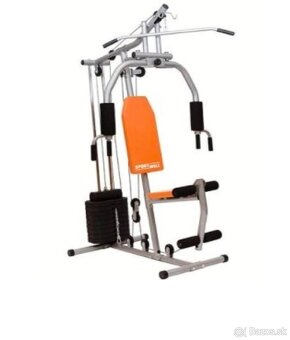 Set - posilňovacia veža + bench press + závažia - 4