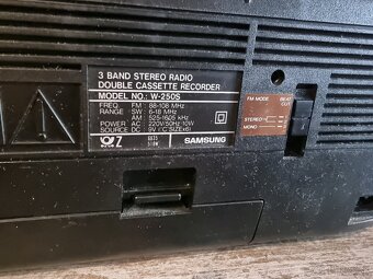 Retro Rádio Samsung W-250S - 4