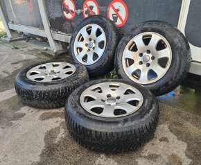 Zimní Kola 5x112 Audi VW Seat Skoda 195/65R15 - 4