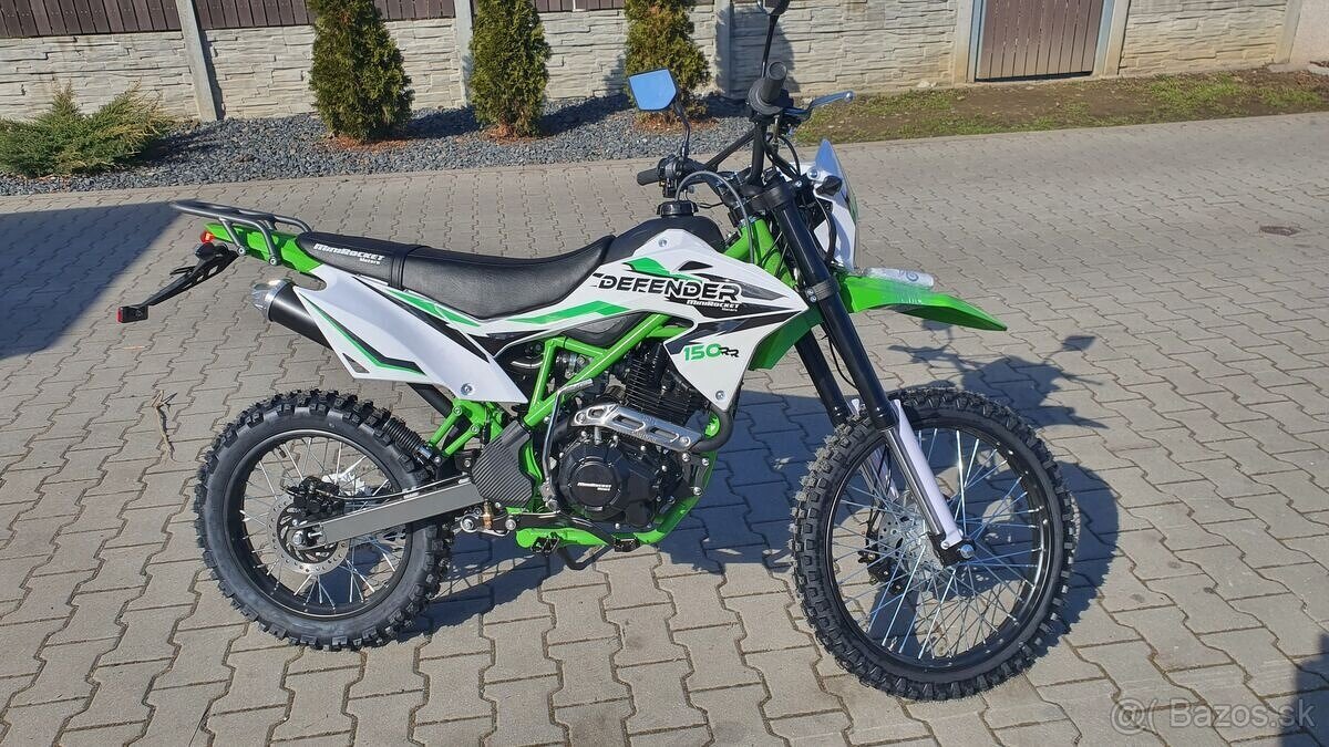 Pitbike Mikilon Defender 250RR kola 21/18 Zelená