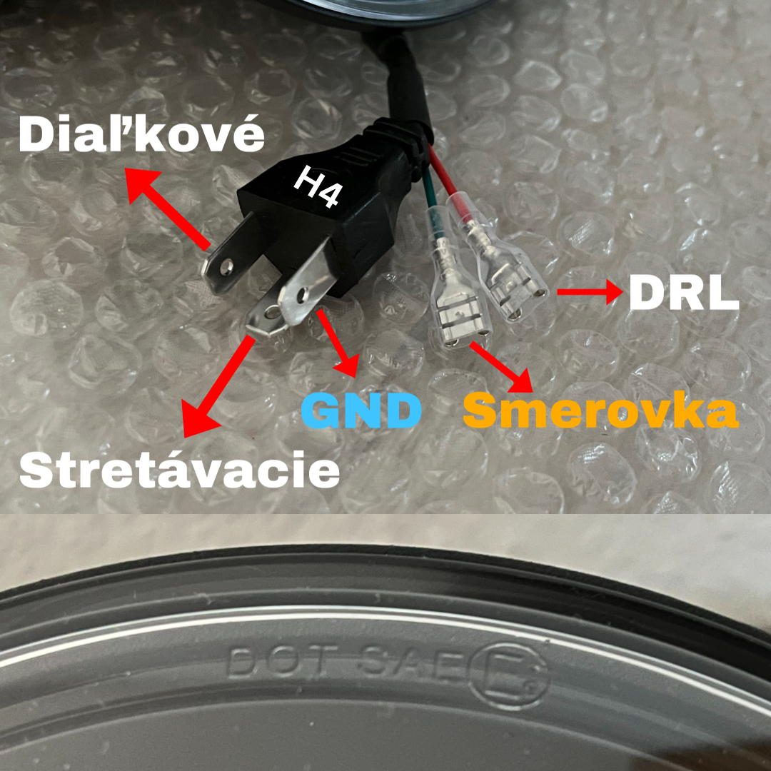 Predné LED Svetlá 178mm