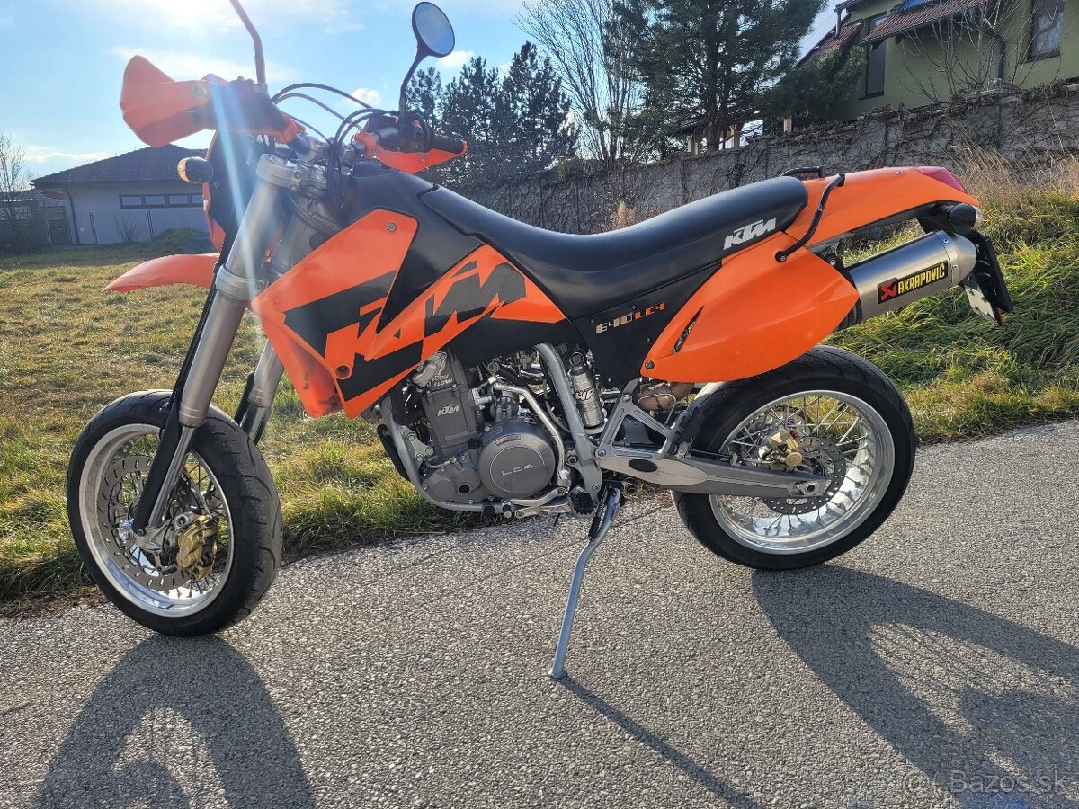 KTM 640 LC4 Supermoto, el. štartér