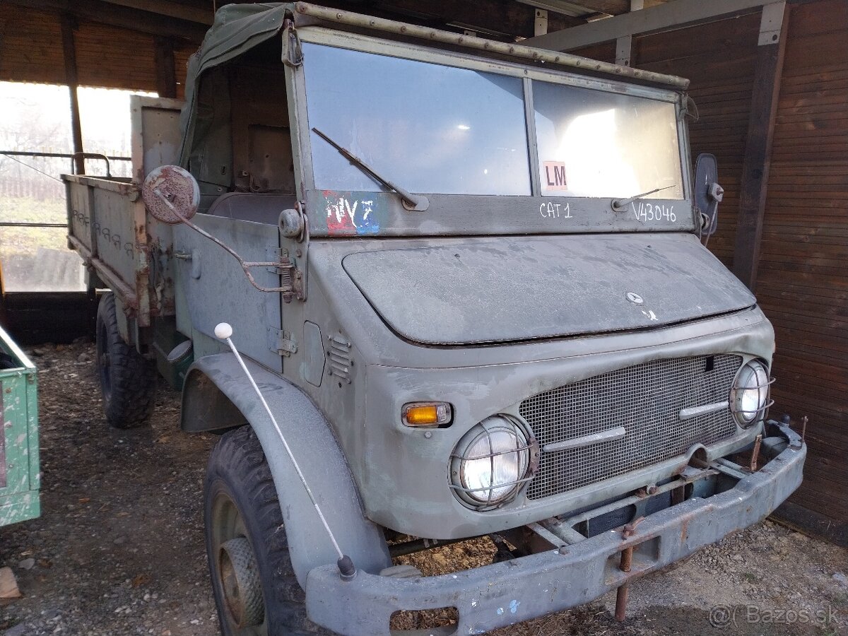 Predám mercedes Unimog 404 Cabrio- vojenský special