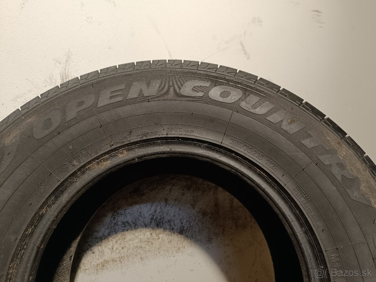 265/70 R16 Offroad pneumatiky Toyo Open Country 2 kusy