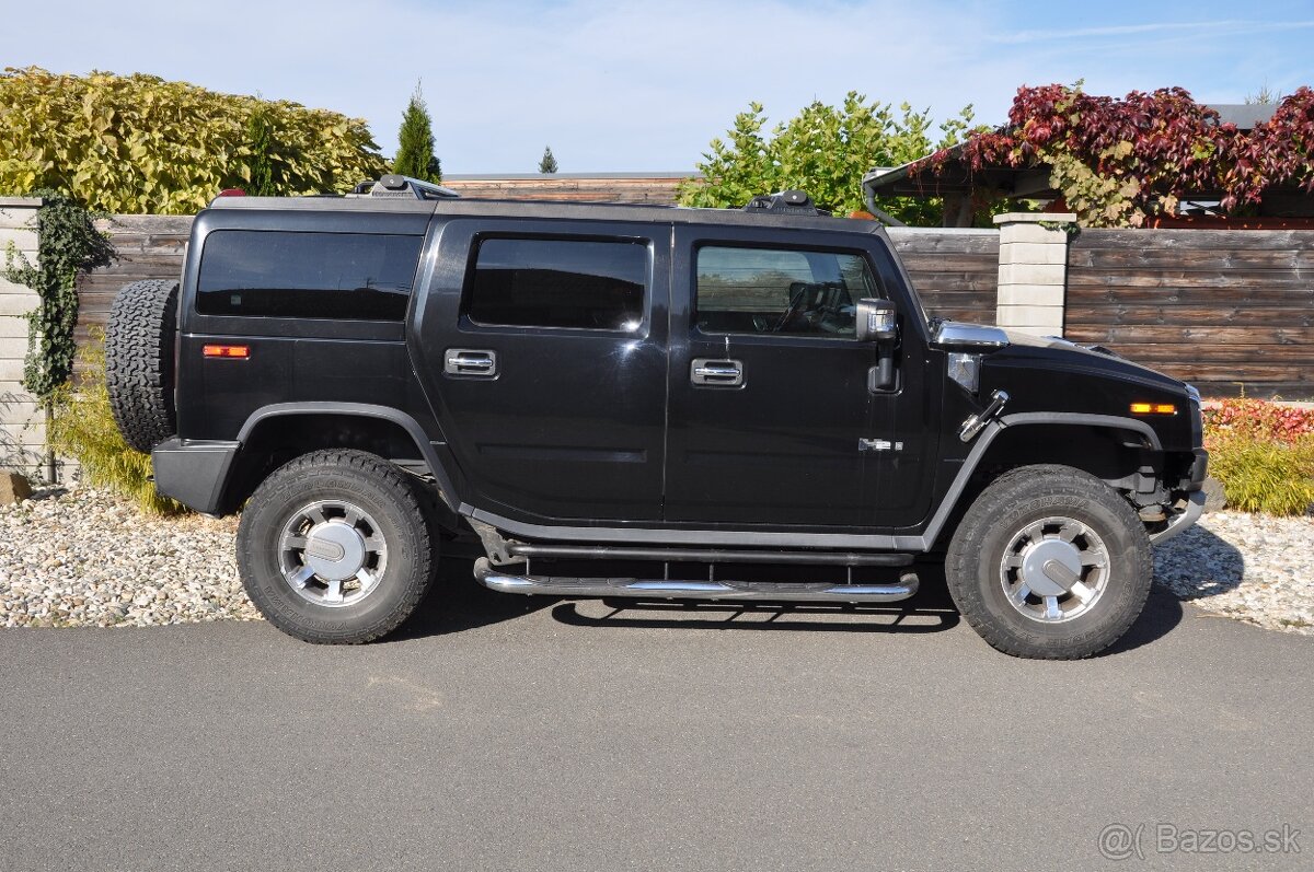 HUMMER H2 6.2, poslední model, facelift, 105 000 km, LPG