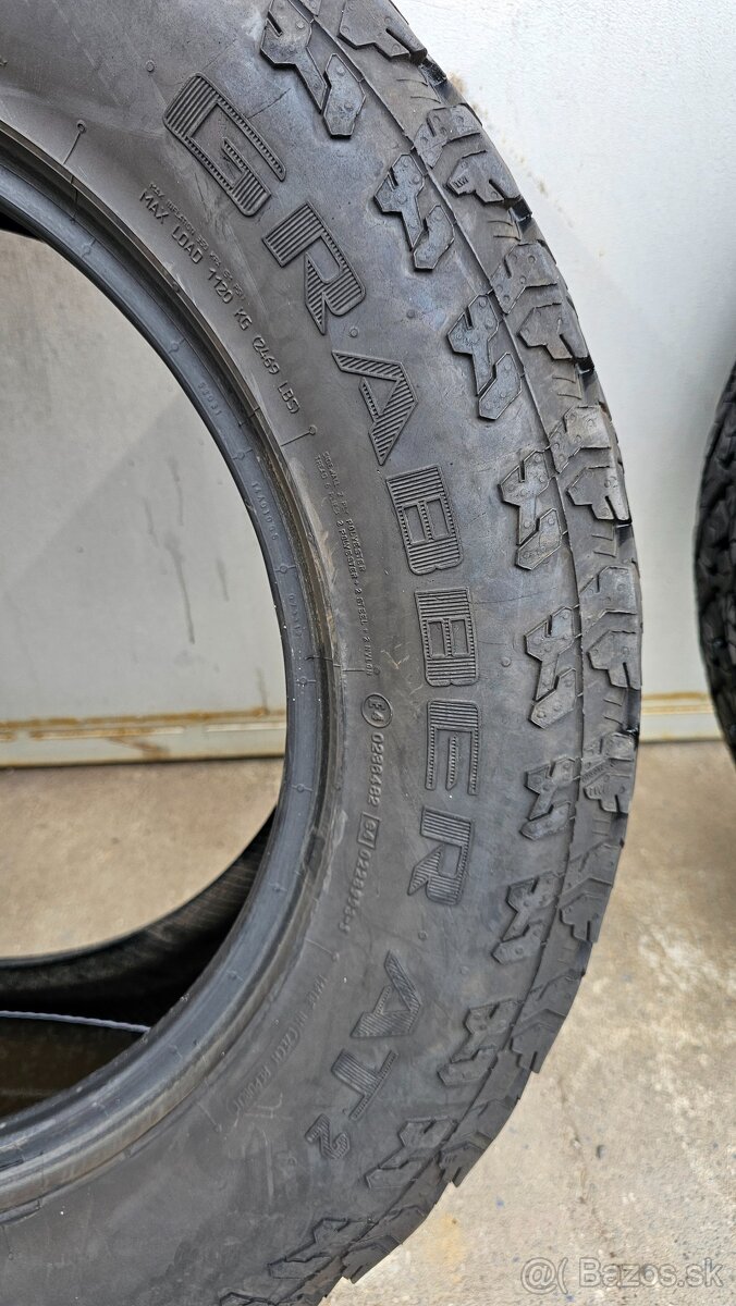 Predám OFFROAD PNEU 255/60  R 18