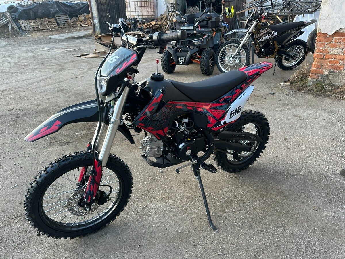 Pitbike XTR 616 125ccm červený