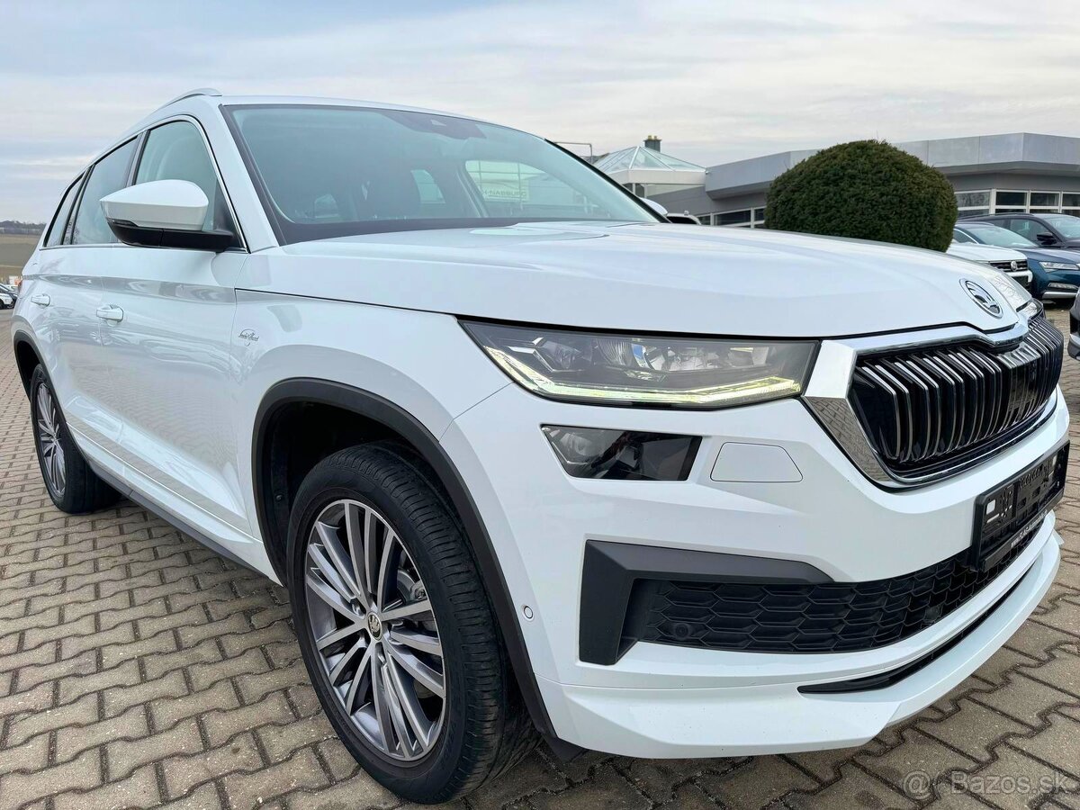 ✅️Škoda Kodiaq L&K 2.0.TDI 147KW 4x4,2022,Ťažné,360°kamery✅️