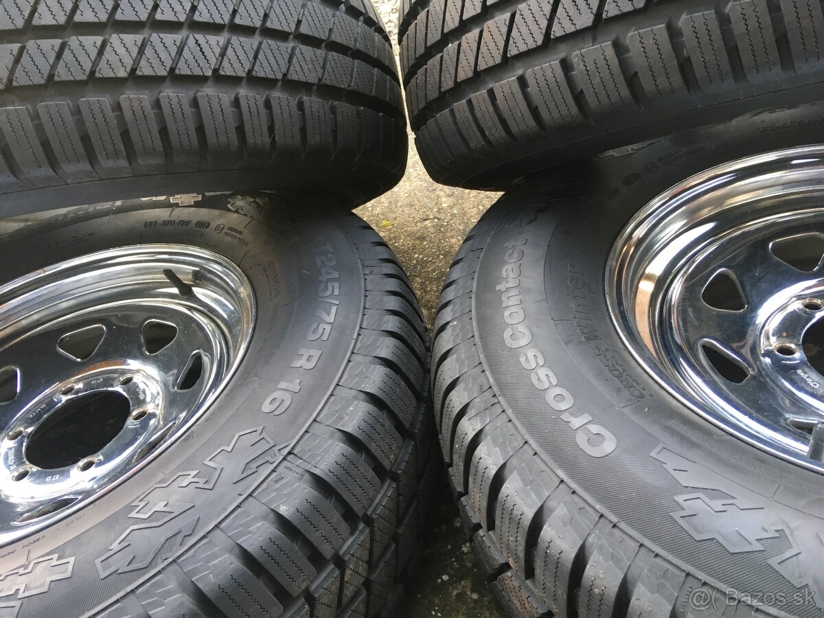 245/75r16 zimné pneu+disky continental