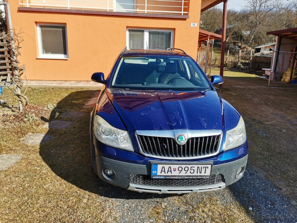 VYMENA Škoda Octavia scout 2.0 TDI BMM 4x4