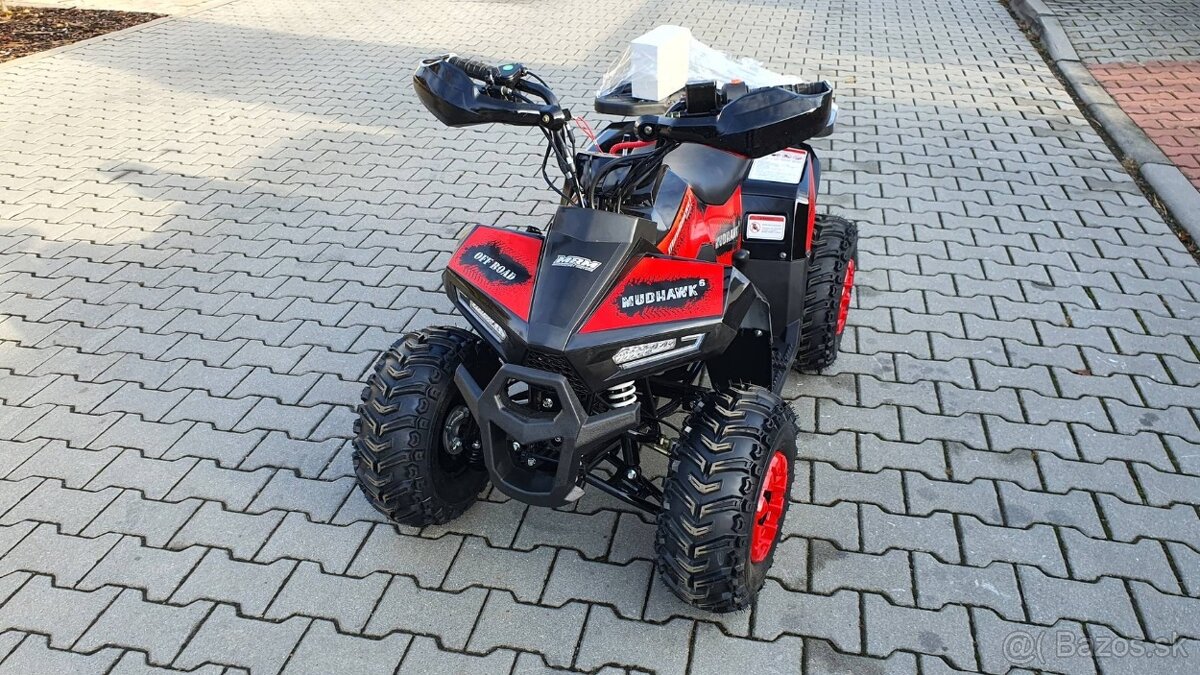 Dětská čtyřtaktní čtyřkolka ATV MudHawk 110ccm 7kola černá