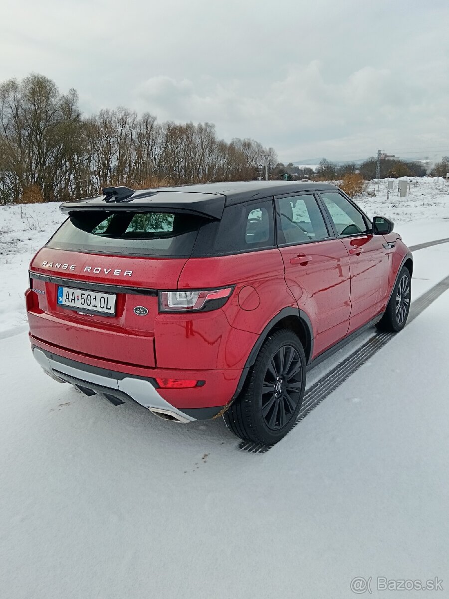 Predám range rover evoque 2.0diesel 110kw 77.800km.PANORAMA