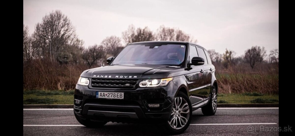 Landrover range rover sport.