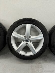 5x112 BORBET + zimné pneumatiky 205/50 R17 - 5