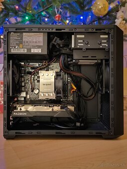 Mini tower herný PC - AMD Ryzen 5 5600X, RADEON RX 6600 XT - 5