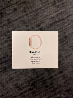 Apple Watch Series 3 Gold Aluminium | 42 mm | 84% batéria - 5