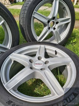 Pneu Michelin 225/45 ZR17 94Y na diskoch Dezent 7J 5x112 R17 - 5