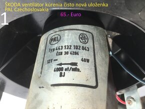 Nový ventilátor kúrenia na Škoda 110 a DDR Trabant - 5