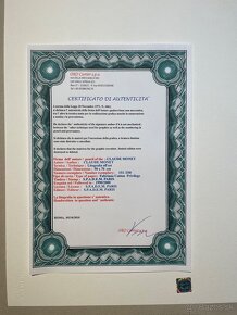 Claud Monet “Tulipánové polia”_Limitovaná edícia_Certifikát - 5