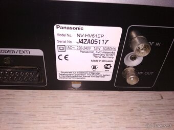 Videorekordér Panasonic NV-HV61, 6-hlavovy, HIFI STEREO - 5