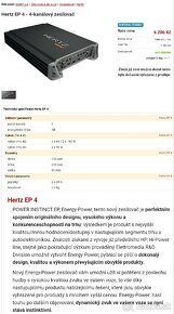 Zosilovač Hertz EP4 - 5