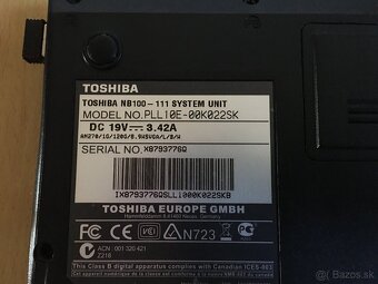 TOSHIBA NB100 - 5