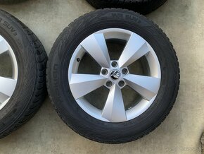 R17 ORIG.ZIMNÍ ALU KOLA 5x112 ŠKODA KODIAQ 215/65/17 - 5