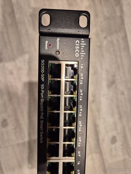 Cisco Linksys SG200-50P, 48xGE, 2x SFP, PoE - 5