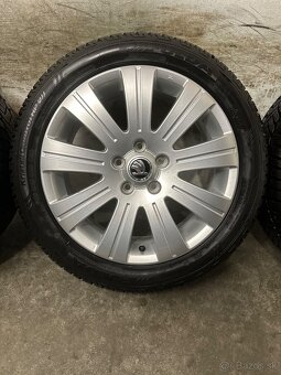 Zimná sada 5x112 R17 , 205/50/17 - Superb, Octavia, Golf - 5