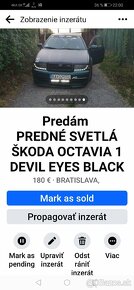 Predám Angel eyes devil na škoda oktavia 1 - 5