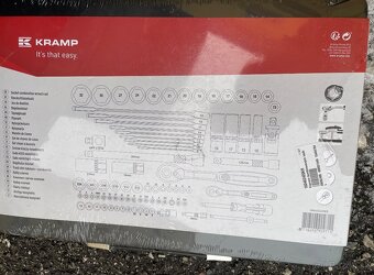 KRAMP Combination socket set 1/4" + 1/2" 82-pieces - 5