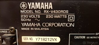 Predám receiver Yamaha RX-V430RDS - 5