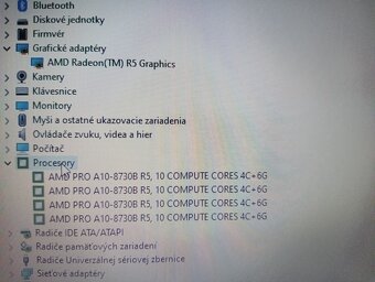 predám Hp elitebook 725 g4 , AMD PRO A10 , 8gb ram , Win 11 - 5