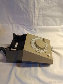 Retro vytáčecí telefon TESLA Liptovský Hrádok AS10,1973 - 5