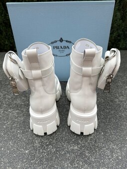 PRADA Monolith leather and Re-Nylon boots - 5