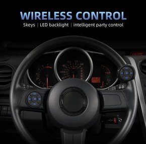 NOVÝ & ZABALENÝ Bezdrôtový Bluetooth ovládač na volant - 5