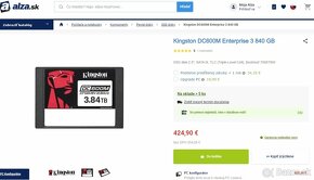 2,5" Kingston DC600M Enterprise 1/2/4 TB - Extrémna životnos - 5