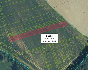 Červený Hrádok – 10.083 m2 ORNÁ PÔDA, podiel 1/1 - 5