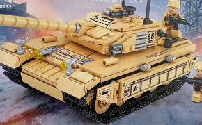 TANK + 2 vojaci-646 ks stavebnica - 5