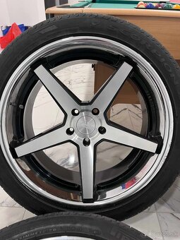 4ks alu disky orig. Ferrada 5x127 r22 + pneu 305/35 r22 - 5