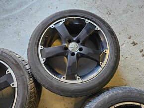 Hliníkové disky 5x112 + letné pneu 245/45r18 - 5