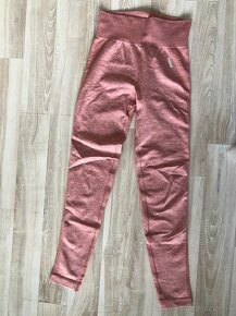 GYMSHARK nové flex sand pink legíny - 5