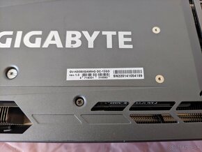 GIGABYTE GeForce RTX 3080 GAMING OC 12GB - 5