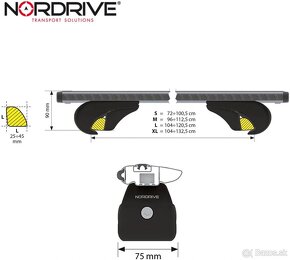 Strešné nosiče Nordrive Silenzio Rail L - 5