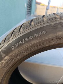 Predám zimné pneu 225/50 r18 - 5