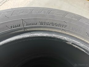 CELOROČNÉ PNEUMATIKY BRIDGESTONE 215/60R17 - 5